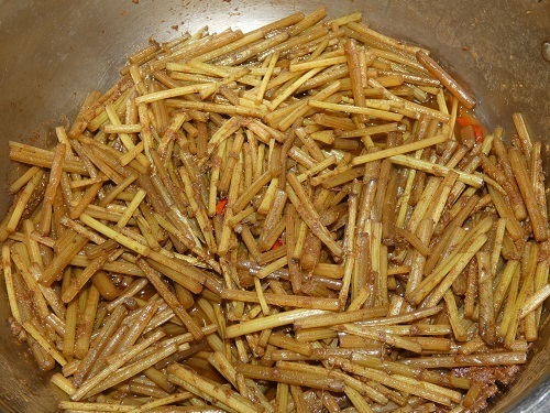 ヤマブキの煮付け