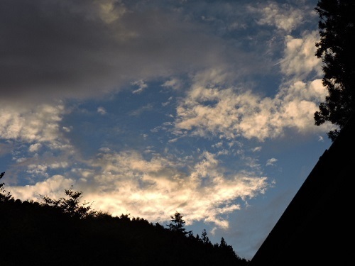 夕暮れ
