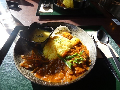 鹿カレーのセット