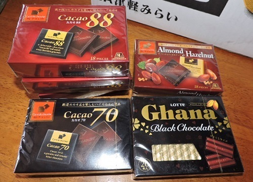チョコレート類