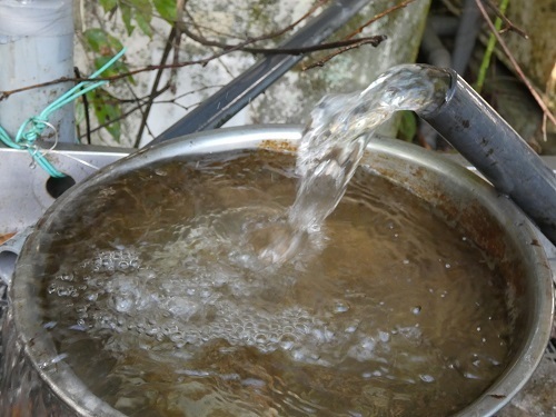 渓の水が復活