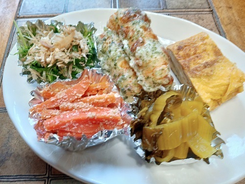 海苔弁当のお供