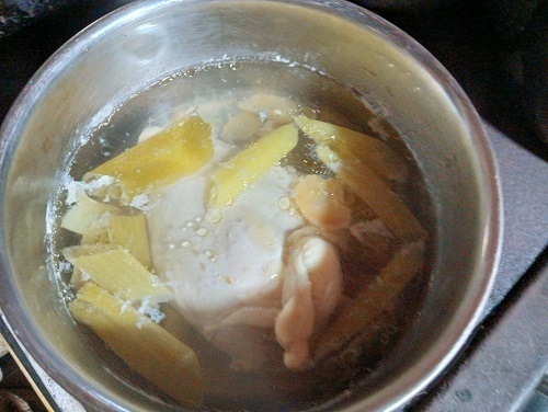 鶏むねのボイル