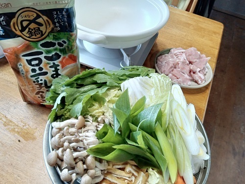 ごま豆乳鍋